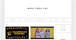 Desktop Screenshot of muse-crea.com